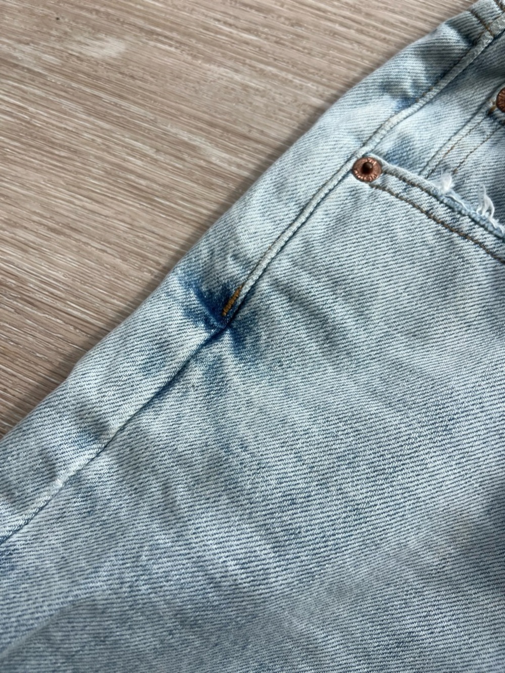 Pistola Light Wash Denim Shorts - Super Funky and Cute! - Picture 6 of 13